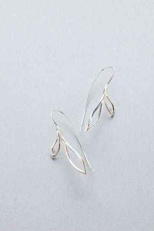 Double Leaf Earrings (Flared)